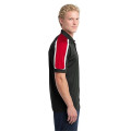 Sport-Tek Tricolor Shoulder Micropique Sport-Wick Polo.
