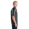 Sport-Tek Tricolor Shoulder Micropique Sport-Wick Polo.