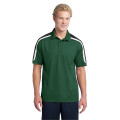 Sport-Tek Tricolor Shoulder Micropique Sport-Wick Polo.