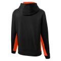 Sport-Tek Sport-Wick Fleece Colorblock Hooded Pullover.