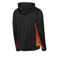Sport-Tek Sport-Wick Fleece Colorblock Hooded Pullover.
