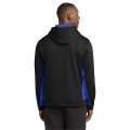 Sport-Tek Sport-Wick Fleece Colorblock Hooded Pullover.