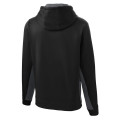 Sport-Tek Sport-Wick Fleece Colorblock Hooded Pullover.