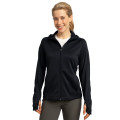 Sport-Tek Women's Tech Fleece Full-Zip Hooded Jacket.