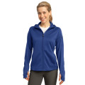 Sport-Tek Women's Tech Fleece Full-Zip Hooded Jacket.
