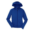 Sport-Tek Women's Tech Fleece Full-Zip Hooded Jacket.