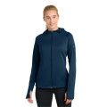 Sport-Tek Women's Tech Fleece Full-Zip Hooded Jacket.