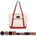 Medium Cotton Canvas Sailing Tote Bag