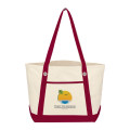 Medium Cotton Canvas Sailing Tote Bag
