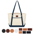Medium Cotton Canvas Sailing Tote Bag