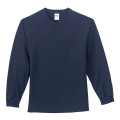 Port & Co Long Sleeve Essential Pocket Tee.