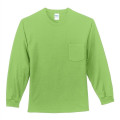 Port & Co Long Sleeve Essential Pocket Tee.