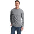 Port & Company - Long Sleeve Essential Pocket Tee.