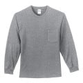 Port & Company - Long Sleeve Essential Pocket Tee.