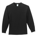 Port & Co Long Sleeve Essential Pocket Tee.