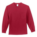 Port & Co Long Sleeve Essential Pocket Tee.