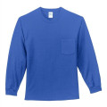 Port & Co Long Sleeve Essential Pocket Tee.