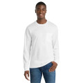 Port & Co Long Sleeve Essential Pocket Tee.