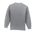 Port & Co Long Sleeve Essential Pocket Tee.