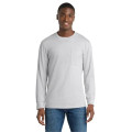 Port & Co Long Sleeve Essential Pocket Tee.