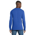 Port & Co Long Sleeve Essential Pocket Tee.