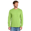 Port & Co Long Sleeve Essential Pocket Tee.