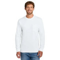 Port & Co Long Sleeve Essential Pocket Tee.