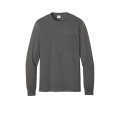 Port & Co Long Sleeve Essential Pocket Tee.