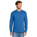 Port & Co Long Sleeve Essential Pocket Tee.