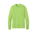 Port & Co Long Sleeve Essential Pocket Tee.