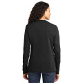 Port & Co Women's Long Sleeve Core Cotton Tee.