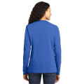 Port & Co Women's Long Sleeve Core Cotton Tee.