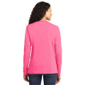 Port & Co Women's Long Sleeve Core Cotton Tee.