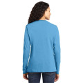 Port & Co Women's Long Sleeve Core Cotton Tee.
