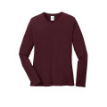 Port & Co Women's Long Sleeve Core Cotton Tee.