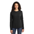 Port & Co Women's Long Sleeve Core Cotton Tee.