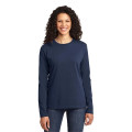 Port & Co Women's Long Sleeve Core Cotton Tee.