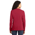 Port & Co Women's Long Sleeve Core Cotton Tee.