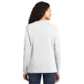 Port & Co Women's Long Sleeve Core Cotton Tee.
