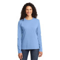 Port & Co Women's Long Sleeve Core Cotton Tee.