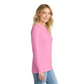 Port & Co Women's Long Sleeve Core Cotton Tee.