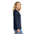 Port & Co Women's Long Sleeve Core Cotton Tee.