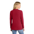 Port & Co Women's Long Sleeve Core Cotton Tee.