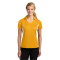 Sport-Tek Women's Side Blocked Micropique Sport-Wick Polo.