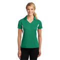 Sport-Tek Women's Side Blocked Micropique Sport-Wick Polo.