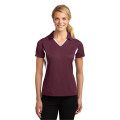 Sport-Tek Women's Side Blocked Micropique Sport-Wick Polo.