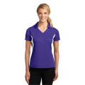 Sport-Tek Women's Side Blocked Micropique Sport-Wick Polo.