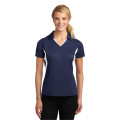 Sport-Tek Women's Side Blocked Micropique Sport-Wick Polo.
