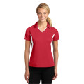 Sport-Tek Women's Side Blocked Micropique Sport-Wick Polo.
