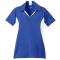 Sport-Tek Women's Side Blocked Micropique Sport-Wick Polo.
